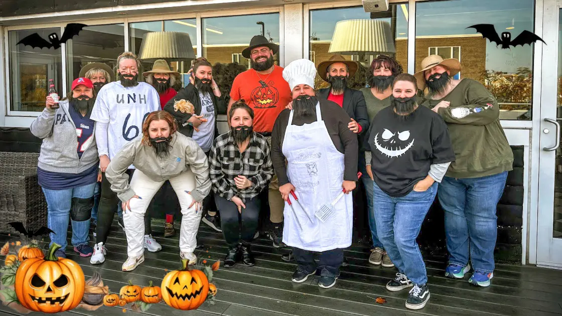 The team went all out, dressing up as the boss in all his different looks. We had a blast and shared so many laughs -- so lucky to work with such a fun and creative crew!